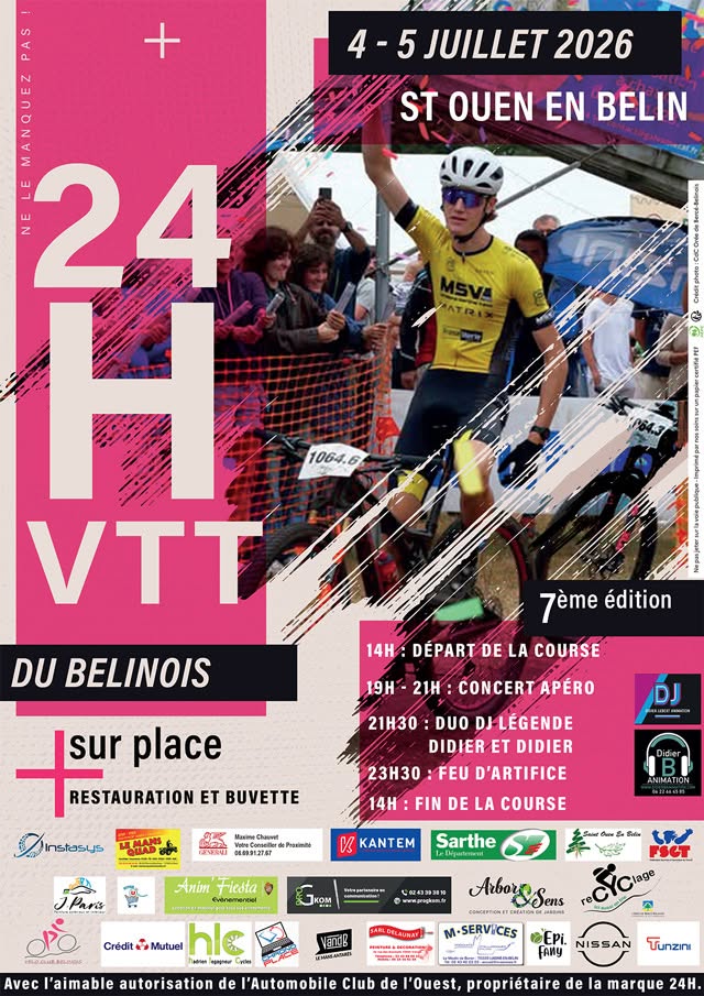 Flyer 24 Heures VTT  du Belinois